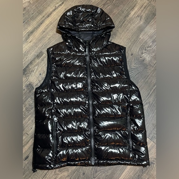 Calvin Klein Other - Calvin Klein Men’s Black Hooded Puffer Vest - Large